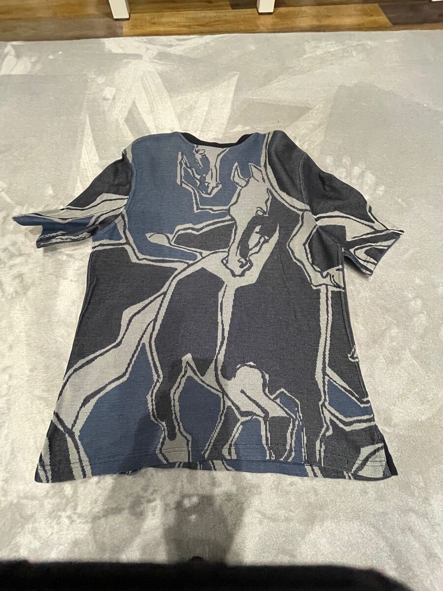 美品　エルメス　トップス　Tシャツ　XS　ユニセックス　ネイビー系