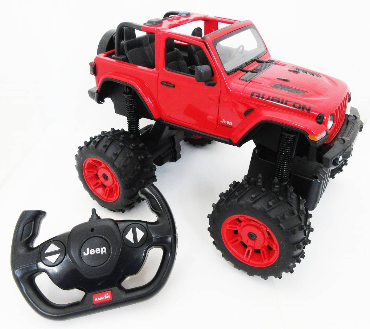KG-003 Jeep RUBICON トイラジコン ラジコン RASTAR レッド 赤 車 おもちゃ 走行 リモコン ライト点灯