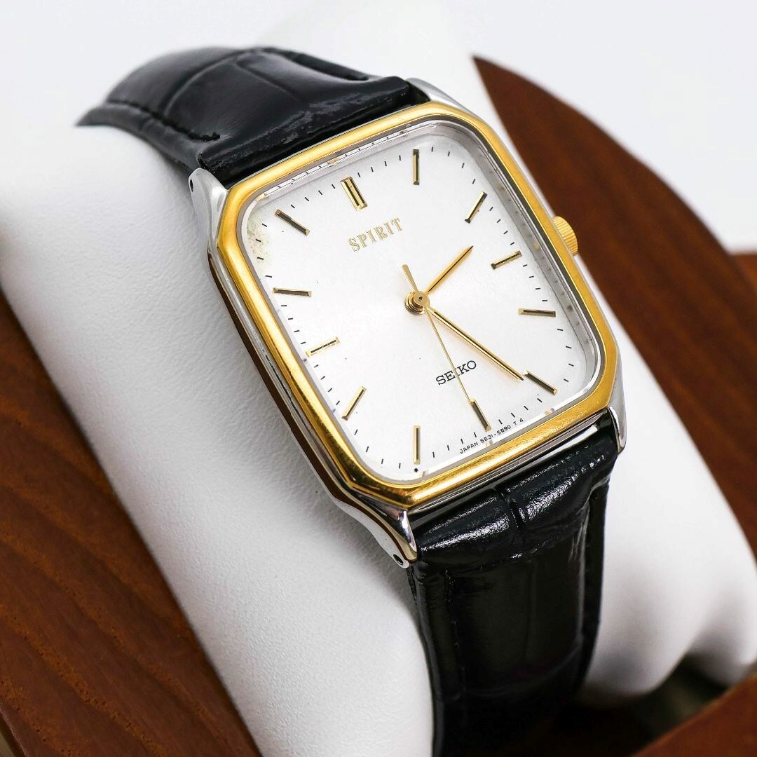 稼動 腕時計 SEIKO SPIRIT セイコー レディース 新品ベルト 稼働 SEIKO spirit 腕時計 新品レザーベルト クラシック 636 腕時計