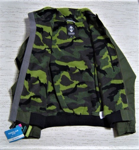 クリアランスセール 送料無料 コロンビア 中フリース あったか ファルマス ジャケット 防寒 防風 保温 モスグリーン M PM5423 メンズ_画像6