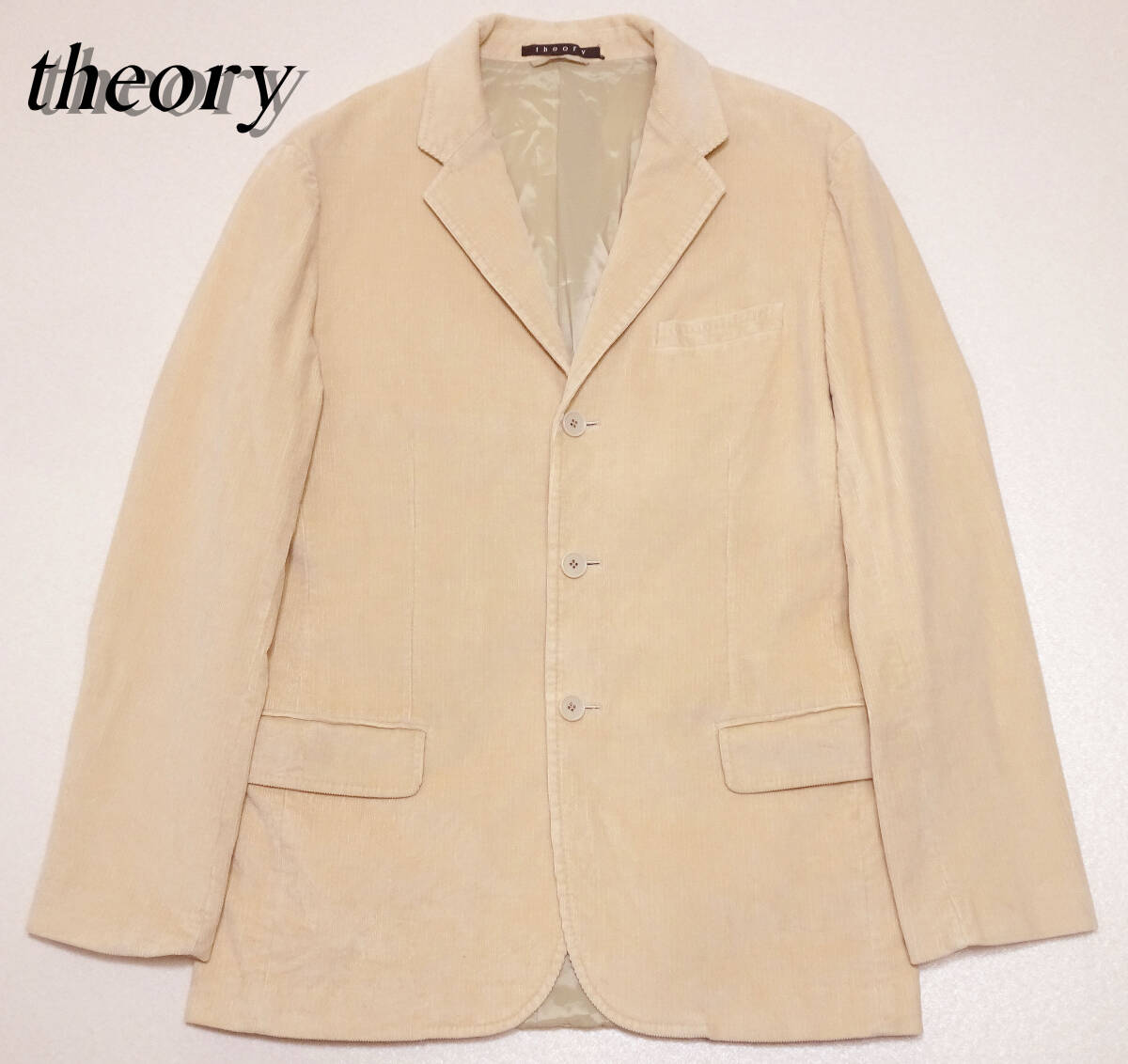 theory（セオリー）/コットン/ストレッチ/3つボタン/コーデュロイ/テーラード/ブレザージャケット/M