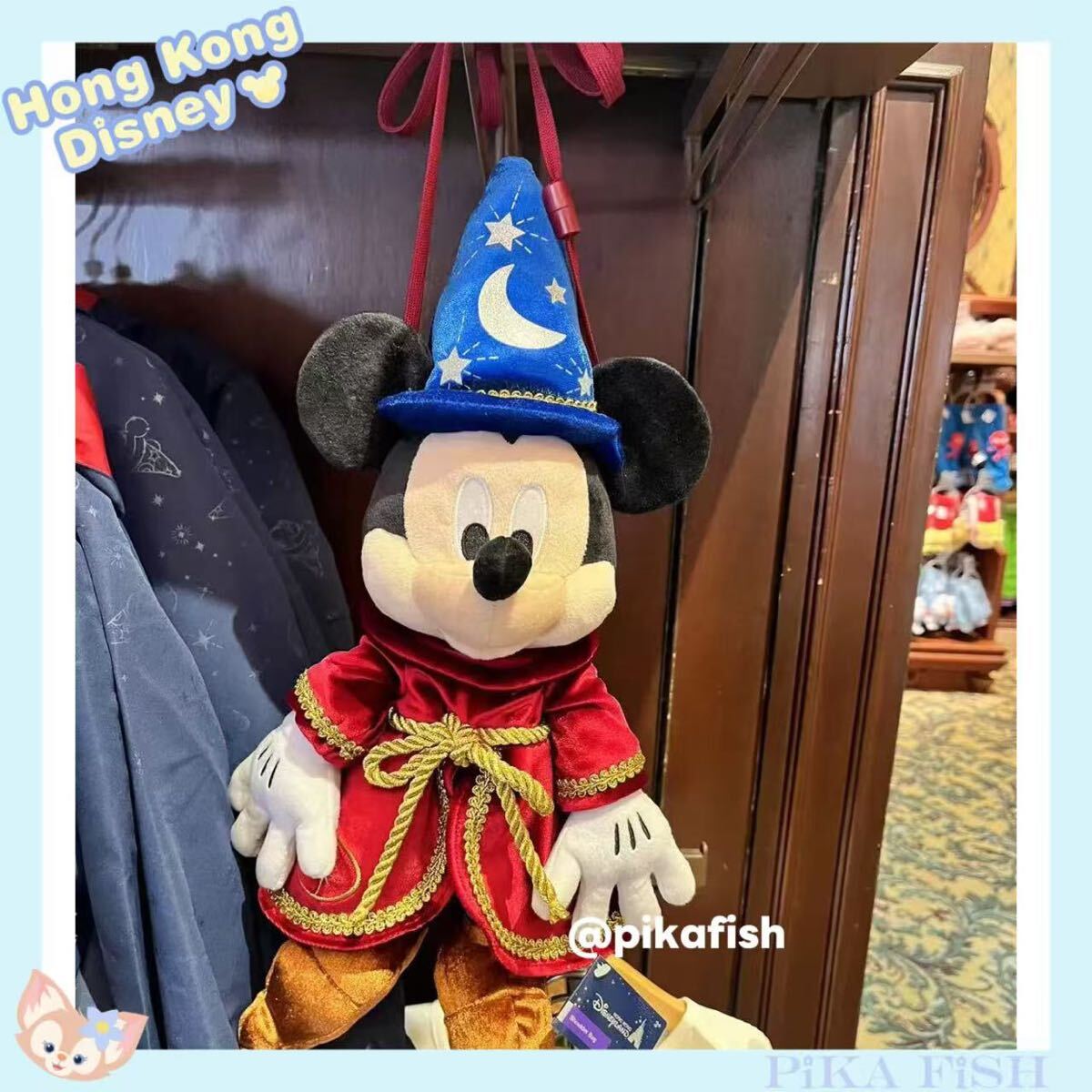 正規品】ミッキー ファンタジー ぬいぐるみショルダーバッグ 正規品】ミッキー ファンタジー ぬいぐるみショルダーバッグ