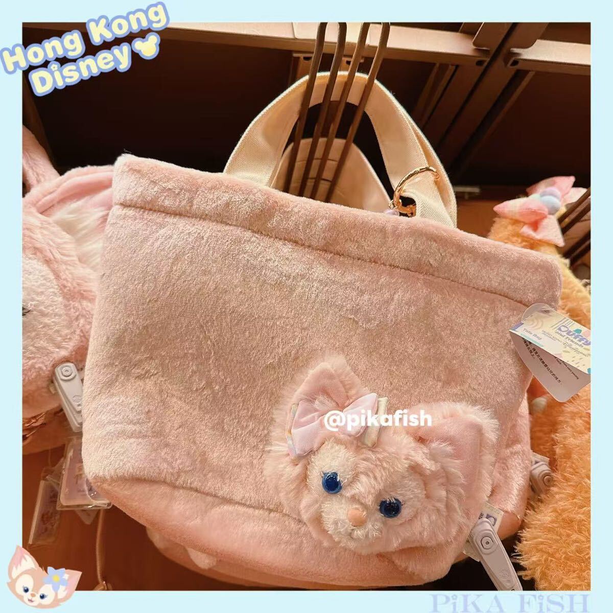 【現地購入☆正規品】リーナベル　スマイル　トートバッグ　ハンドバック　香港ディズニー