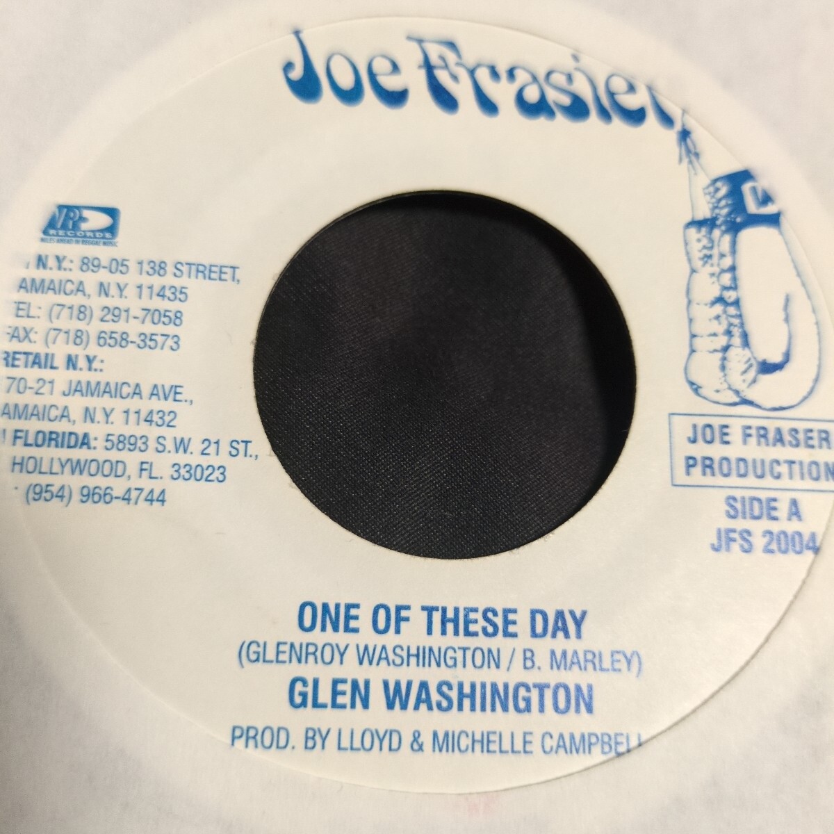 Glen Washington / One Of These Day Thank You Loard Riddim VP盤　高音質　Wailers Bob Marley