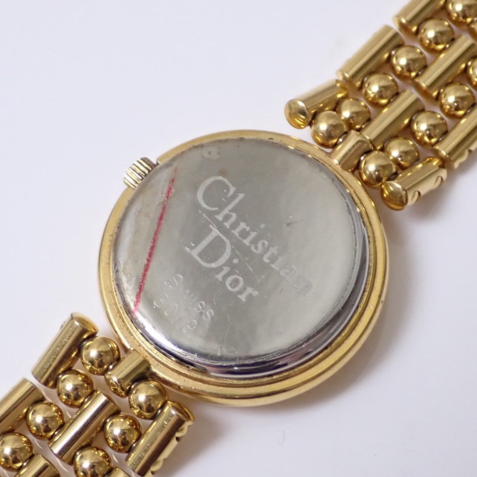 ☆Christian Dior/クリスチャンディオール 3019 クォーツ腕時計 ☆Christian Dior/クリスチャンディオール 3019 クォーツ腕時計