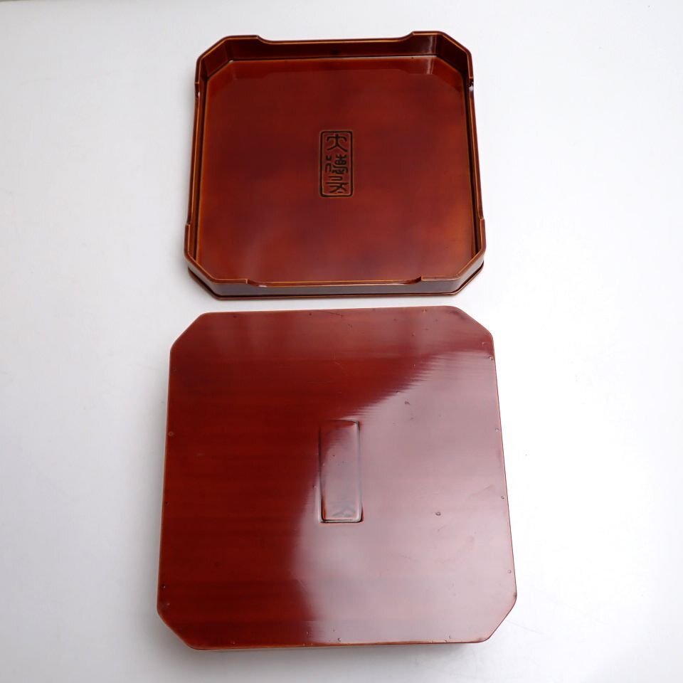天然木製漆塗 春慶塗 大徳寺弁当箱 5客セット - 生活骨董と古布 天然木製漆塗 春慶塗 大徳寺弁当箱 5客セット - 生活骨董と古布