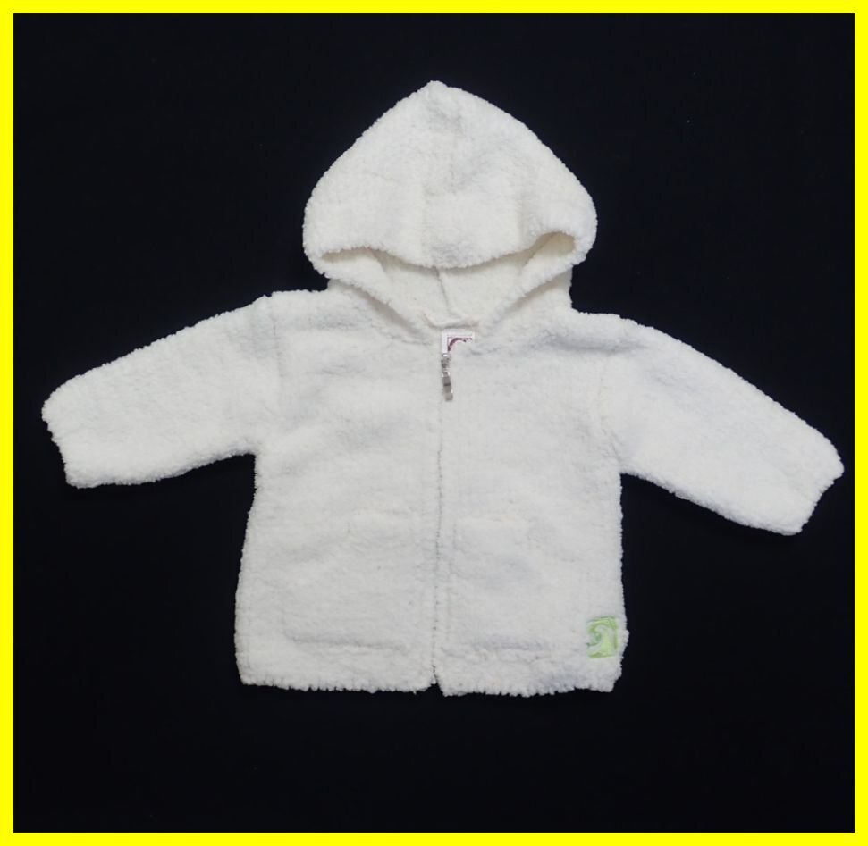 ★未使用 kashwere/カシウエア 女の子用 ベビーパーカー 6～12ヶ月/70～80cｍ相当/オフホワイト/子供服&1201700648