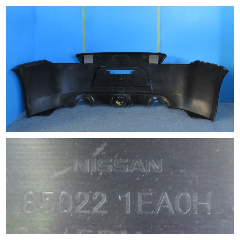 X NISSAN フェアレディZ Z34 HZ34 リアバンパー クロ G41 85022-1EA0H 中古_画像10