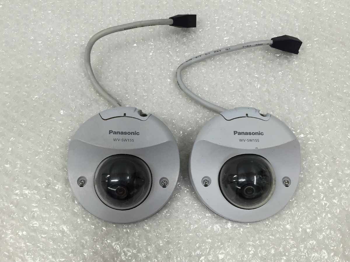 Panasonic POE対応 ネットワークカメラ WV-SW155 ドーム型 　初期化済　 2個まとめセット　中古品　（管：2E-M1）