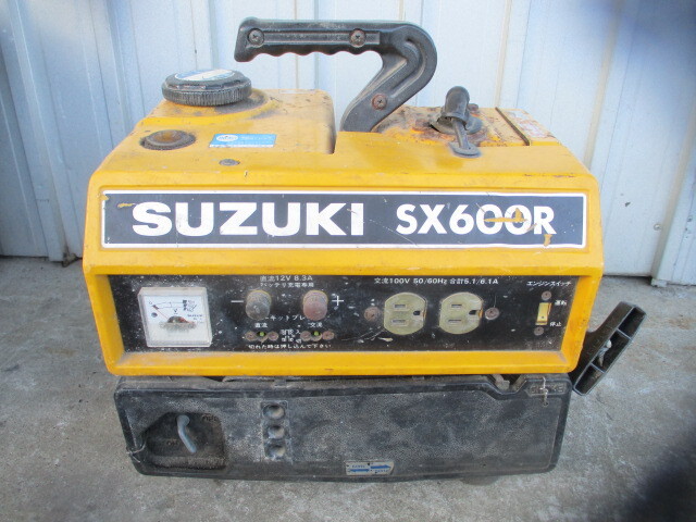 SUZUKI SX600R エンジン発電機 防災 非常用 アウトドア 動作未確認