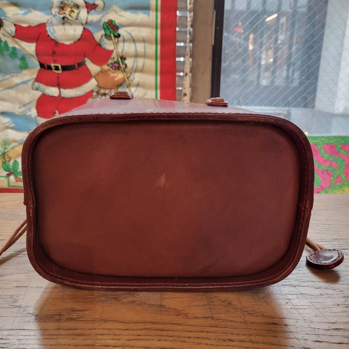  язык человек ... натуральная кожа Mini большая сумка *DARK BROWN( товар номер 5141)