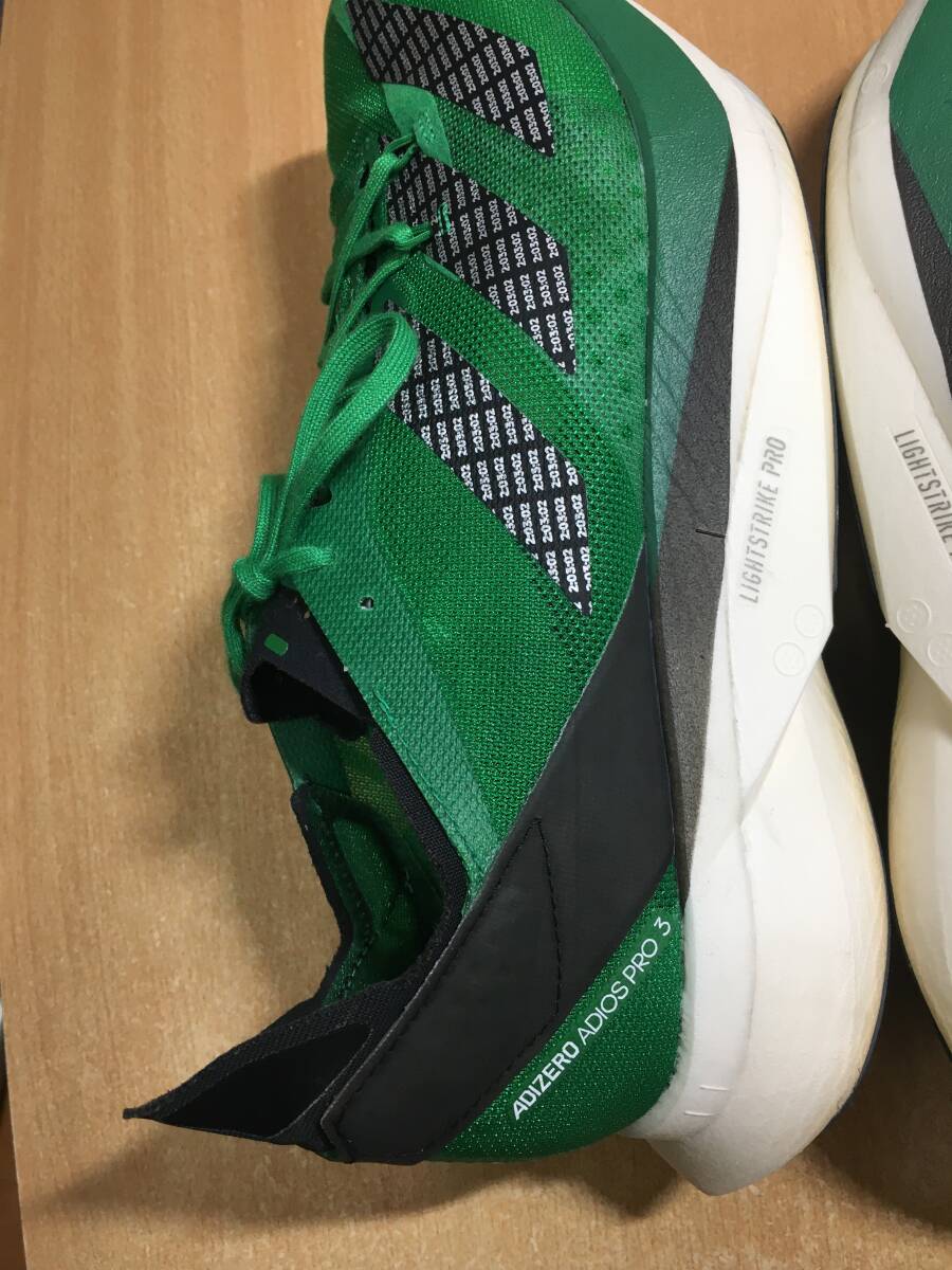 【走行距離僅少、限定カラー】ADIZERO ADIOS PRO3 26.0cm アディゼロ アディオスプロ3