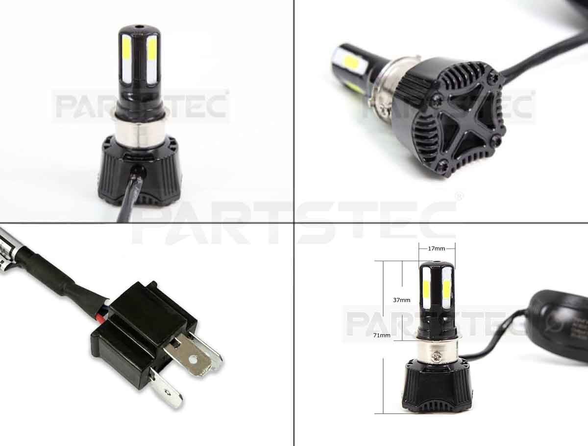 XL400R PH8 LED ヘッドライト 電球 バルブ 42W ファン付 ホワイト バイク /134-96 C-2