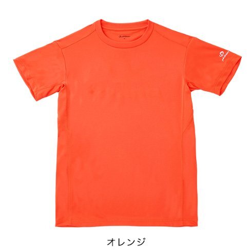 [ファイテン] RAKUシャツ 半袖 Ｔシャツ　オレンジ 3XOサイズ
