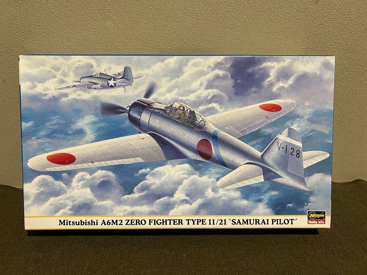 【1/48】ハセガワ 日本海軍 零式艦上戦闘機一一/二一型 サムライ 未使用品 プラモデル 零戦 ゼロ戦