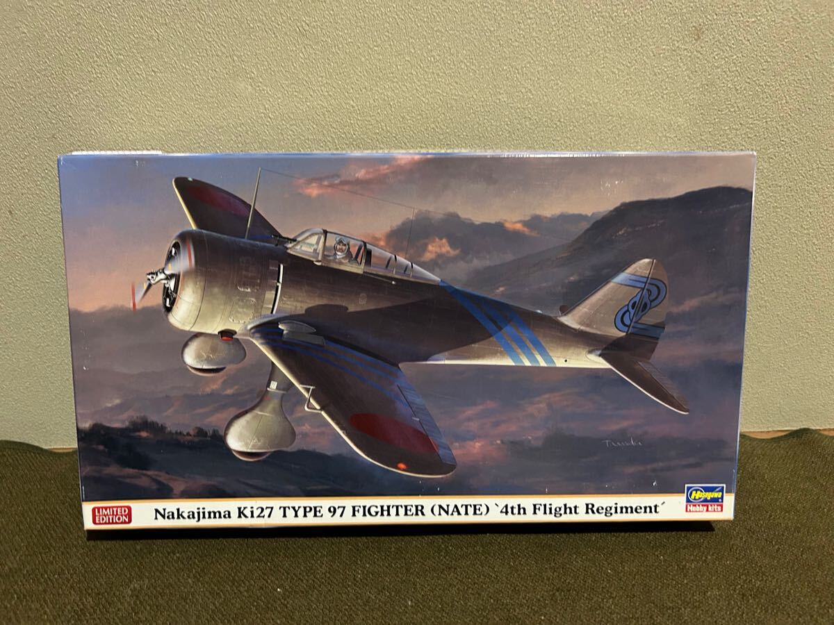 【1/48】ハセガワ 日本陸軍 九七式戦闘機 飛行第四戦隊 未使用品 プラモデル