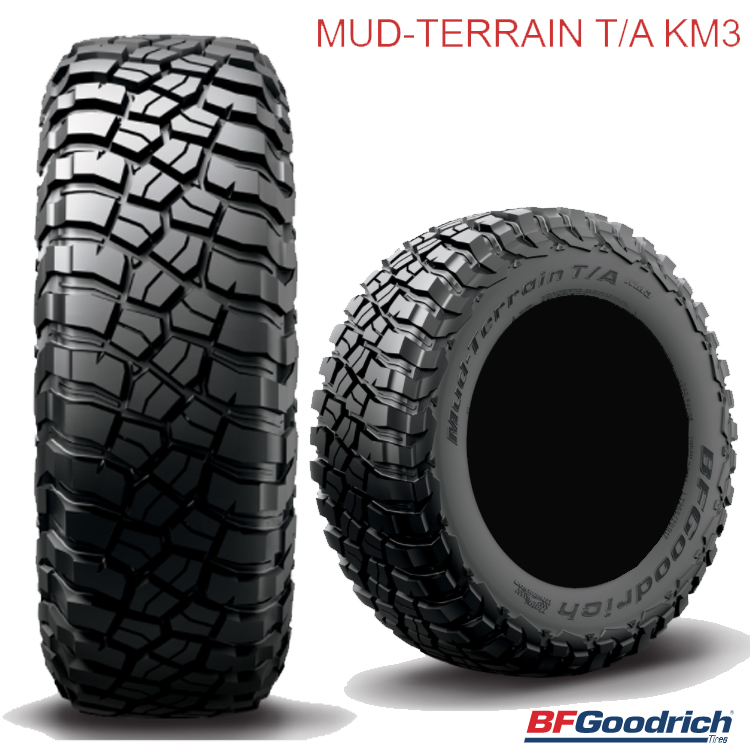 送料無料 ビーエフグッドリッチ オフロード タイヤ 【4本セット 新品】 BFGoodrich Mud-Terrain T/A KM3 37/13.5R22 123Q RBL