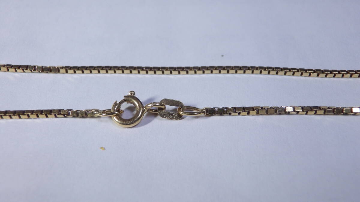 k18デザインネックレス（750刻印）ITALY