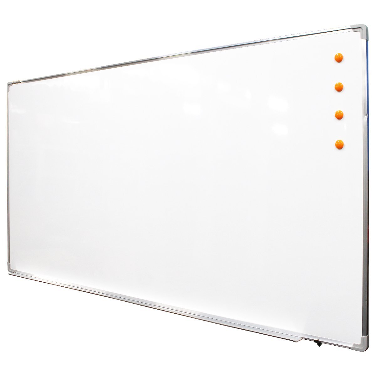  white board ornament 100cm×200cm 1000mm×2000mm plain magnet correspondence office conference room strike . join thin type aluminium frame wall hanging school .