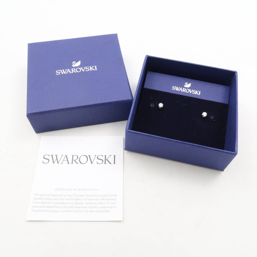 美品 SWAROVSKI スワロフスキー 5408436 ピアス レディース AN1278