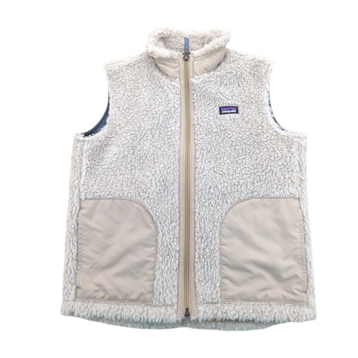 美品 23AW patagonia パタゴニア レトロX フリースボアベスト 65619FA23 ベージュ系 サイズ 12（L）