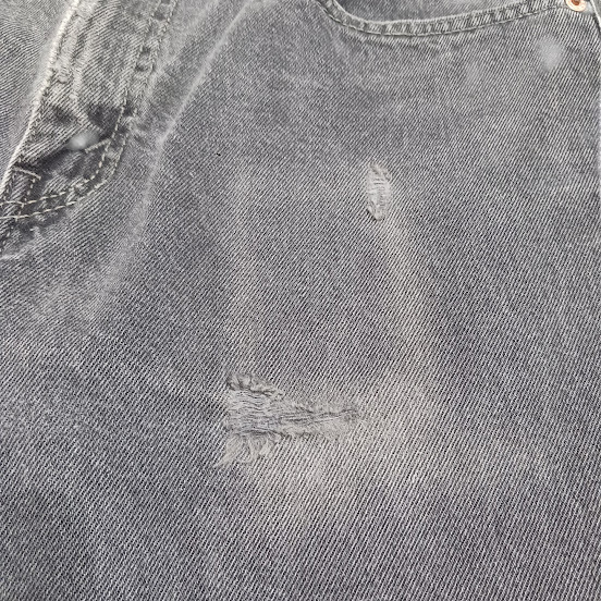 90s Levi's リーバイス 505 ブラックデニムパンツ ジーンズ カナダ制 REGULAR FIT STRAIGHT LEG 古著 OLD
