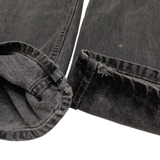 90s Levi's リーバイス 505 ブラックデニムパンツ ジーンズ カナダ制 REGULAR FIT STRAIGHT LEG 古著 OLD