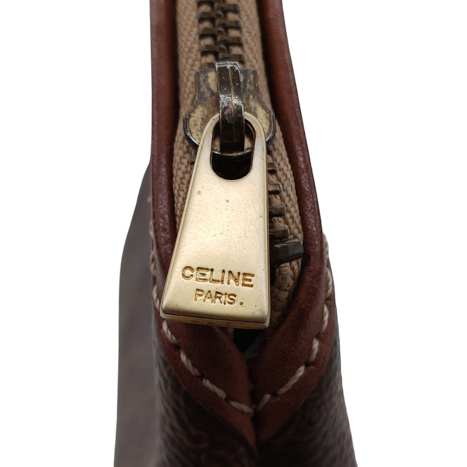 CELINE セリーヌ　マカダム柄　化粧ポーチ 小物入れ　美品 11480943_8.jpg