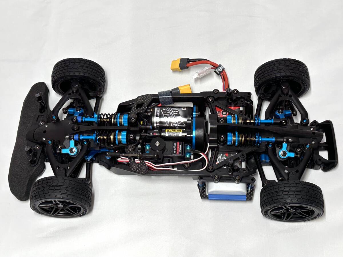 タミヤ 1/10RC 4WD TC-01シャーシ 【メカ付き】 + トヨタ ガズー タミヤ 1/10RC 4WD TC-01シャーシ 【メカ付き】 + トヨタ ガズー