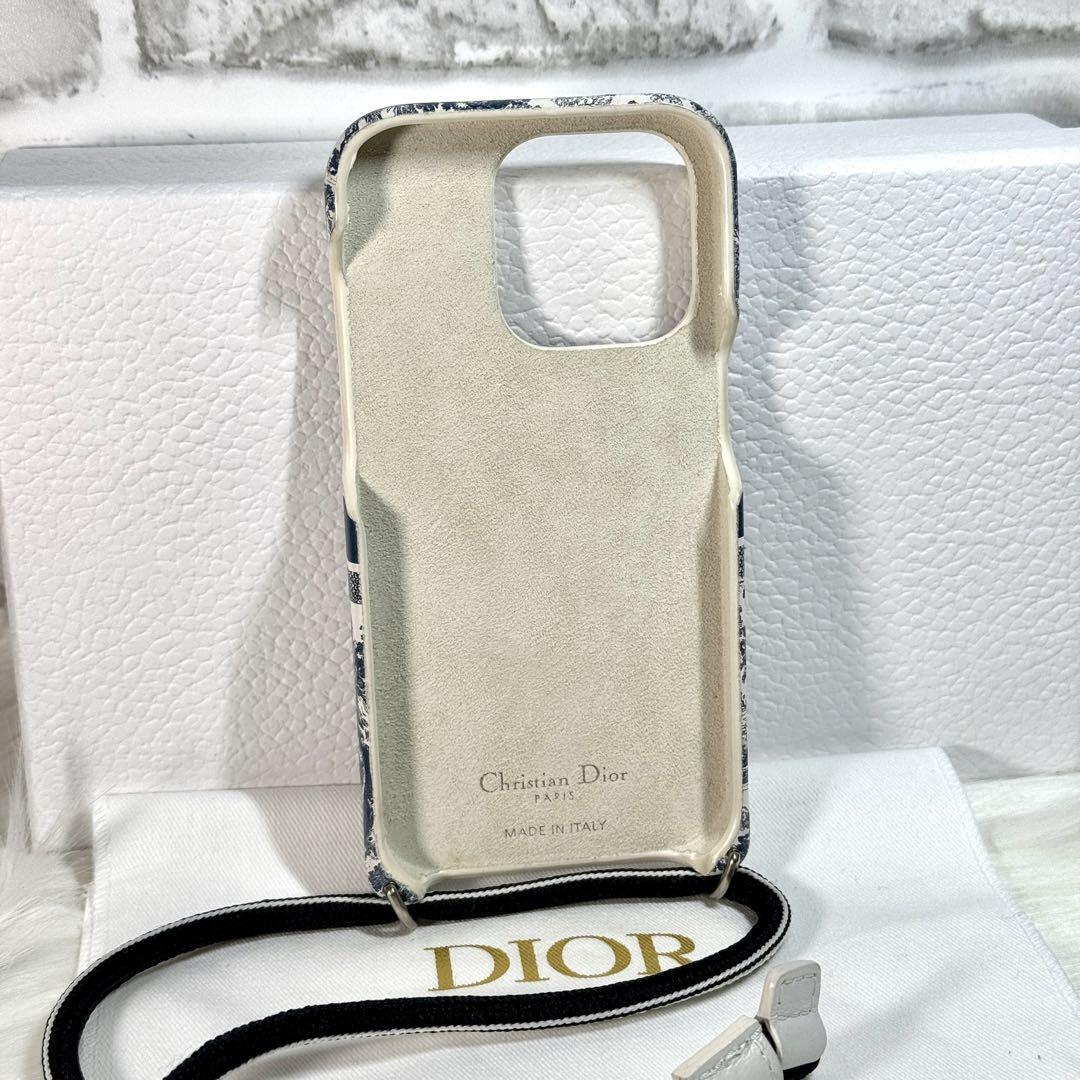 新品 Dior iPhone 14 Pro ケース アニマル ブックトート 白 新品 Dior iPhone 14 Pro ケース アニマル ブックトート 白