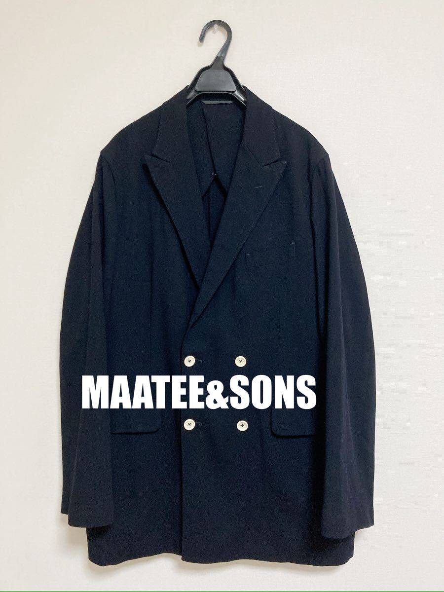 MAATEE&SONSマーティアンドサンズダブルテーラードジャケットtim MAATEE&SONSマーティアンドサンズダブルテーラードジャケットtim