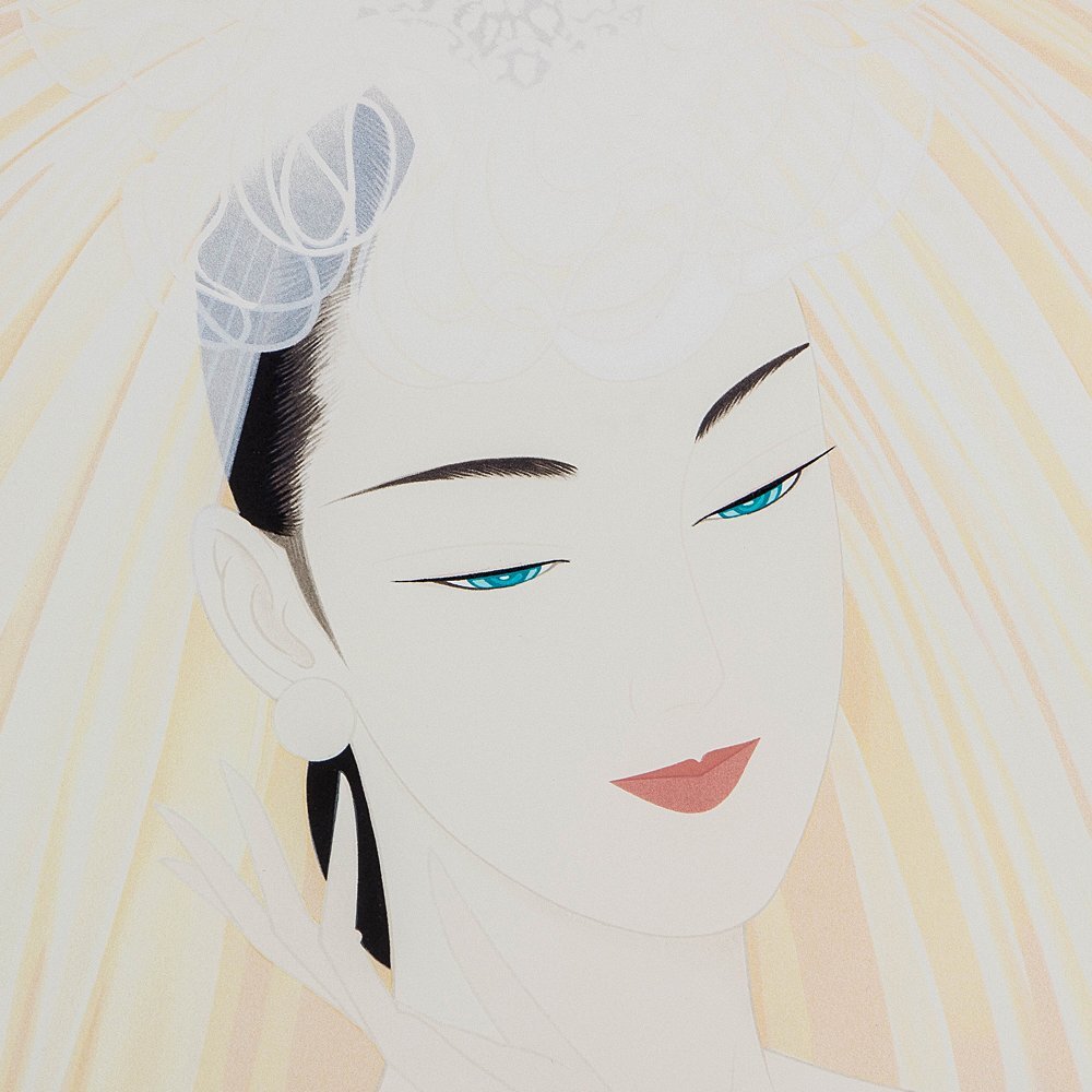 鶴田一郎 美人画 リトグラフ|美術品 鶴田一郎 美人画 リトグラフ|美術品