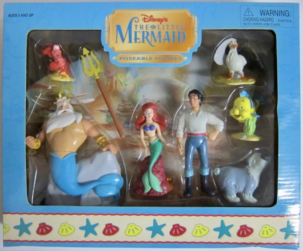 限定 ディズニー リトルマーメイド アリエル フィギュア セット Disney The Little Mermaid Ariel