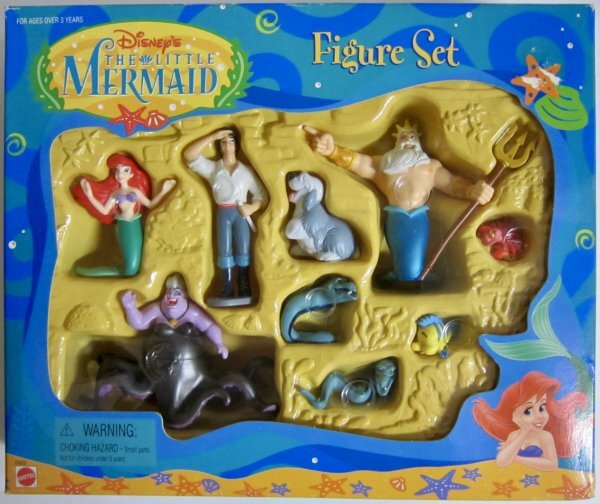 ディズニー リトルマーメイド アリエル フィギュア セット Disney The Little Mermaid Ariel