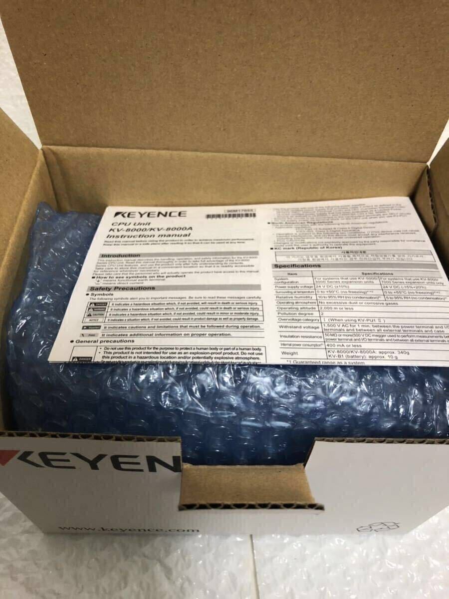 新品未開封2024年製KEYENCE キーエンスKV-8000正規品動作保証 新品未開封2024年製KEYENCE キーエンスKV-8000正規品動作保証