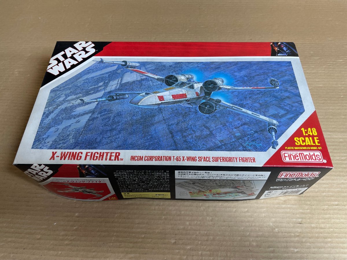 プラモデル　接着剤無　未組立　箱ダメージ有　ファインモールド　1/48　X-WINGファイター