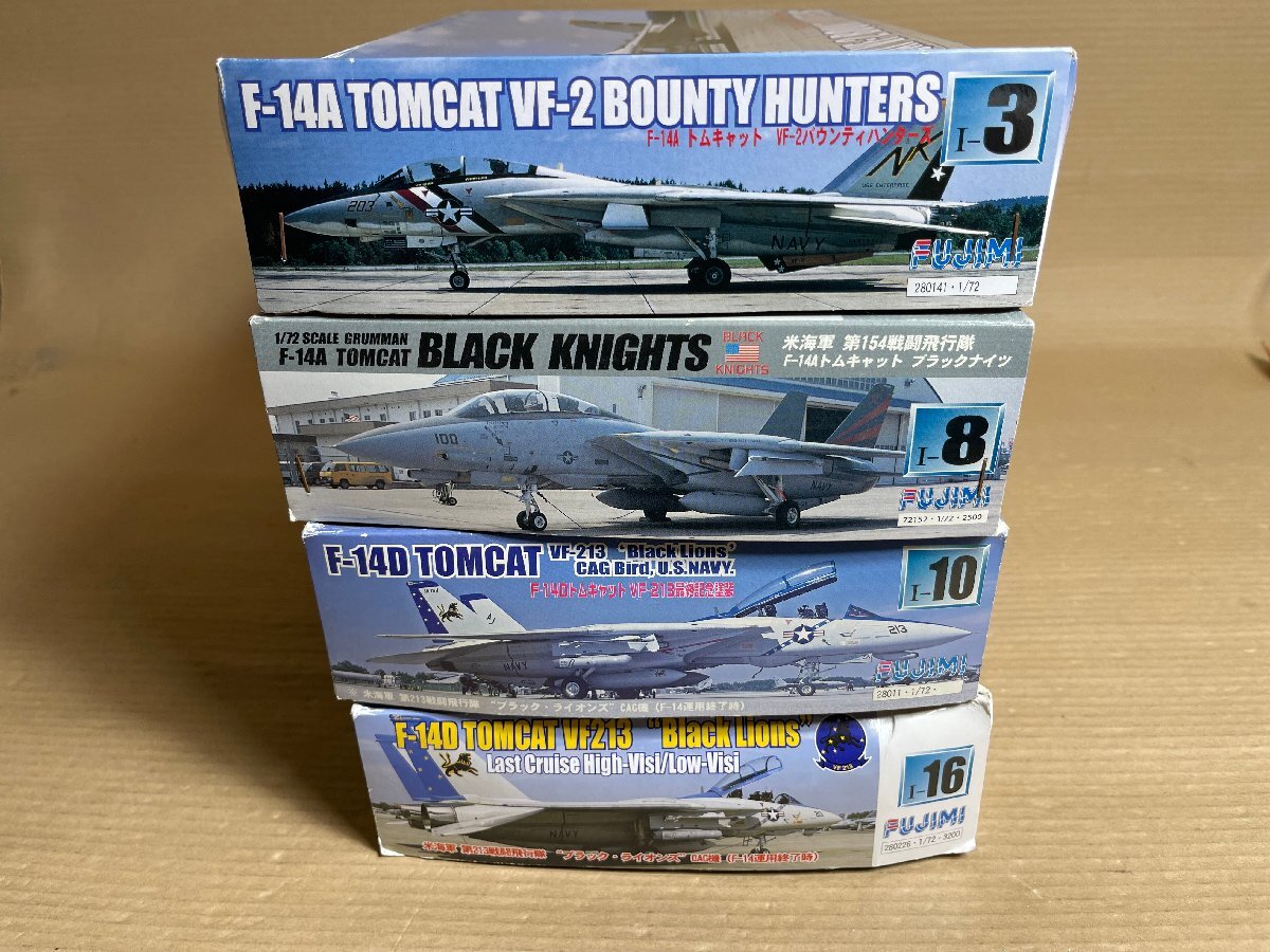 プラモデル　接着剤無　未組立　箱ダメージ有　フジミ　1/72　戦闘機4点セット②
