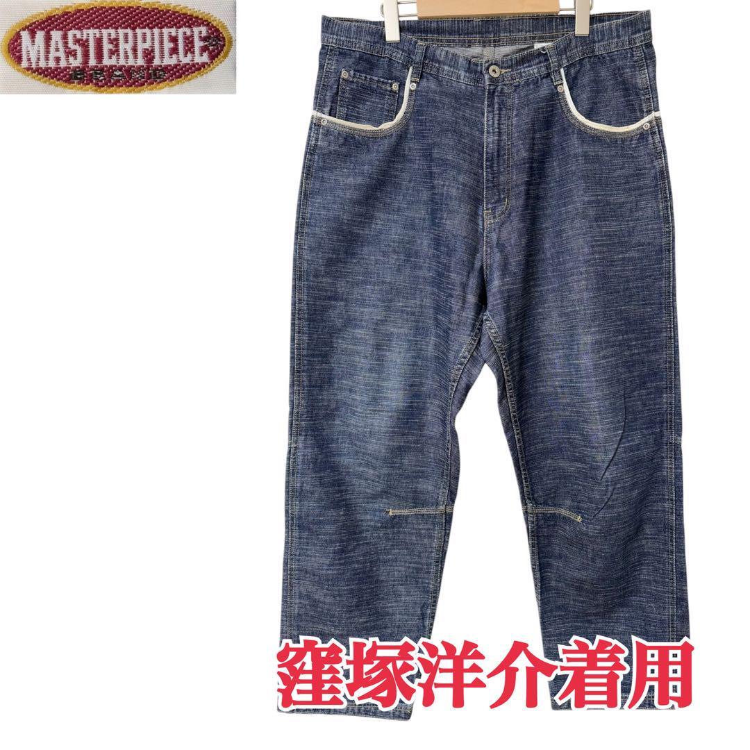 サイズXL≒93cm MASTERPIECE スラブ デニムパンツ ジーパン サイズXL≒93cm MASTERPIECE スラブ デニムパンツ ジーパン