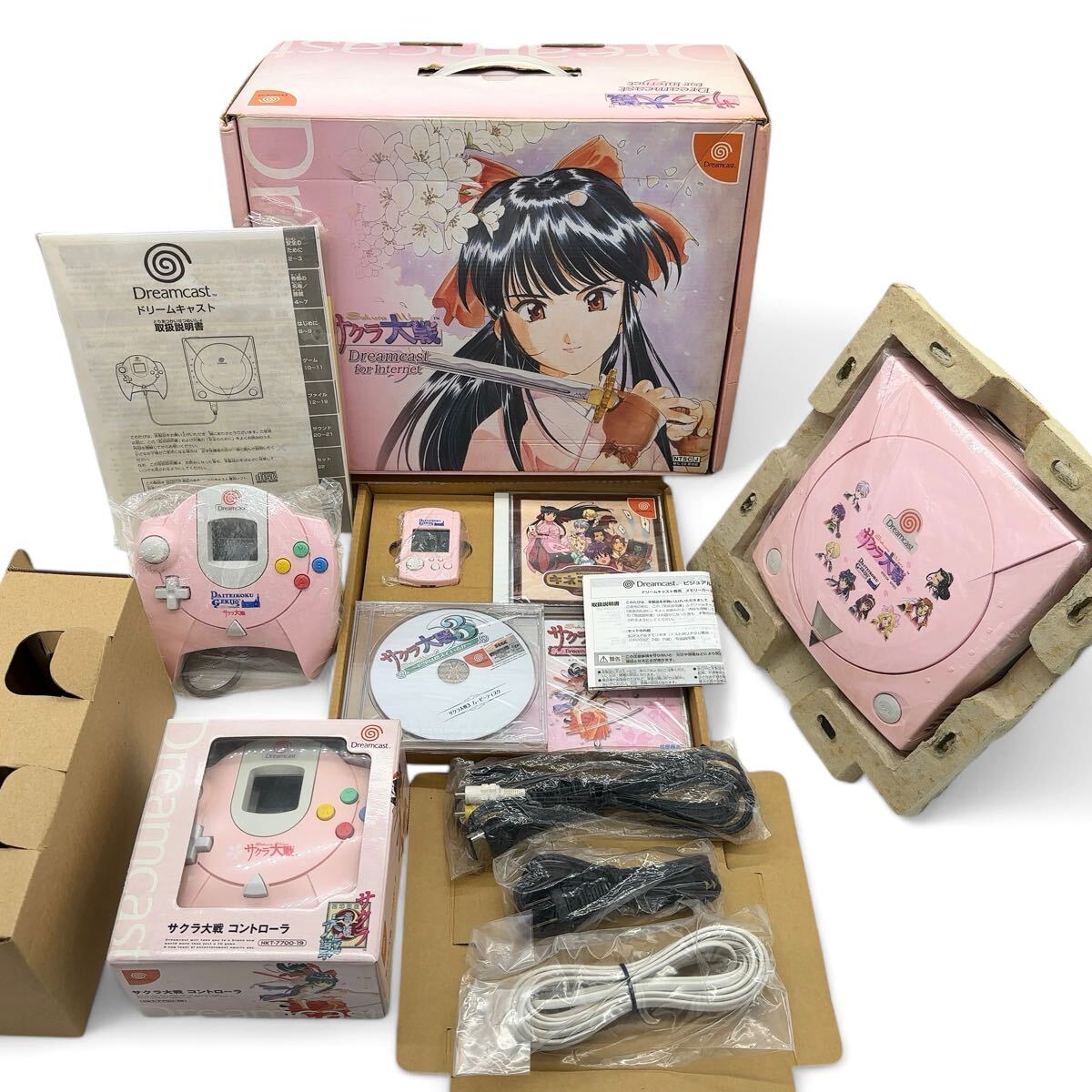 品良く着こなすため 希少品/新品同様 Dreamcast DC ドリームキャスト 本体 サクラ 本体