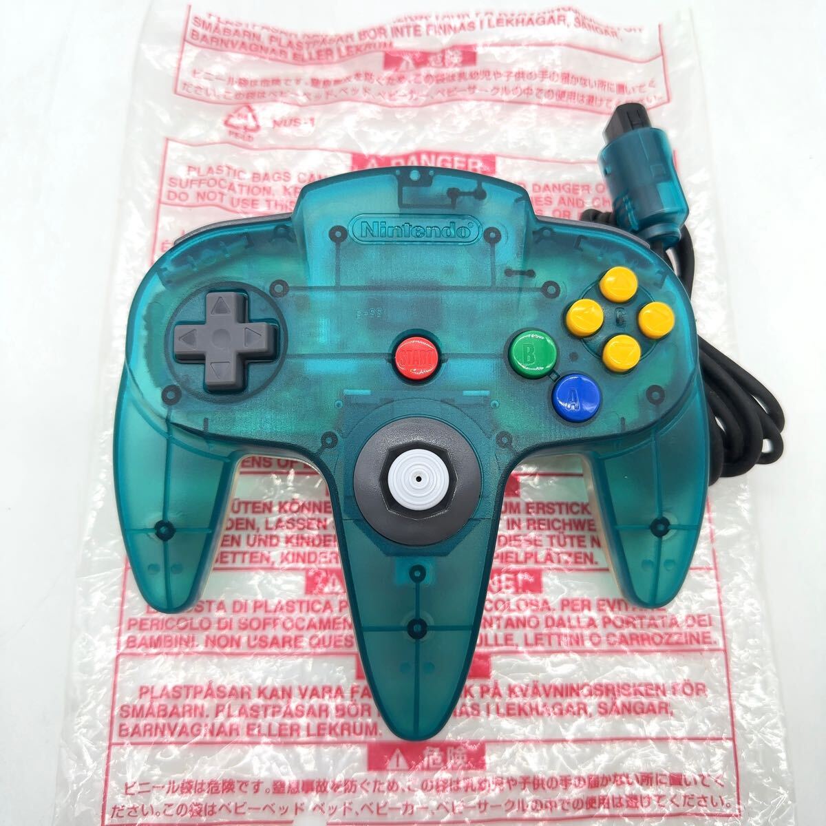 極美品/完動品 任天堂 ニンテンドー64 本体 クリアブルー NUS 極美品/完動品 任天堂 ニンテンドー64 本体 クリアブルー NUS