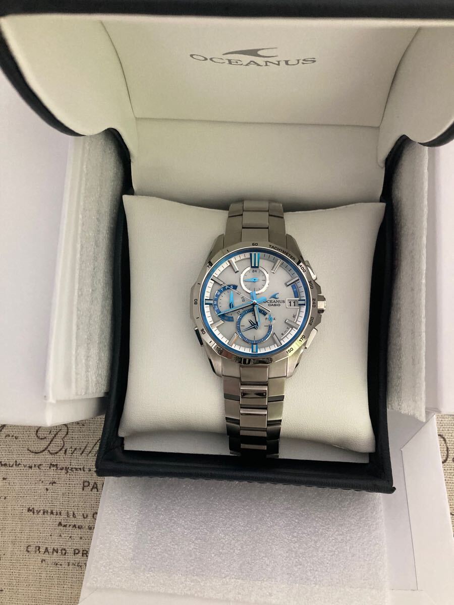 新品未使用 超美品 CASIO オシアナス チタン メンズ チタニウム