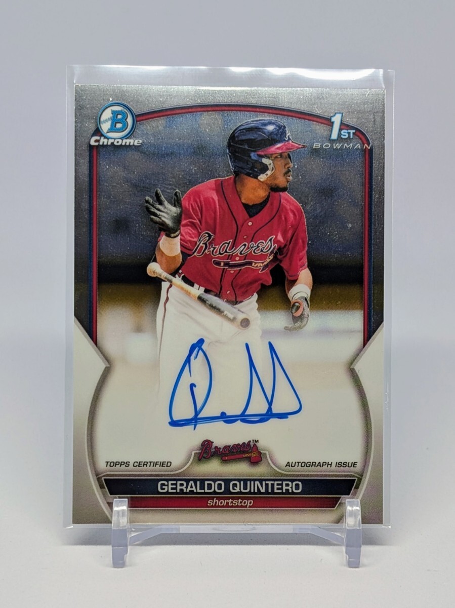 1円スタート】GERALDO QUINTERO 2023 Topps Bowman Chrome 1st 1円スタート】GERALDO QUINTERO 2023 Topps Bowman Chrome 1st