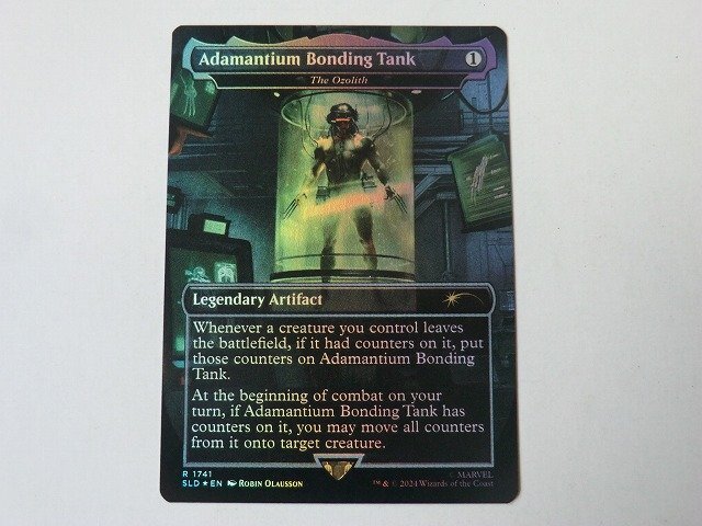MTG 美品 【オゾリス（Adamantium Bonding Tank）（ボーダーレスFOIL）】 （レア） Secret Lair SLD 英 4枚迄