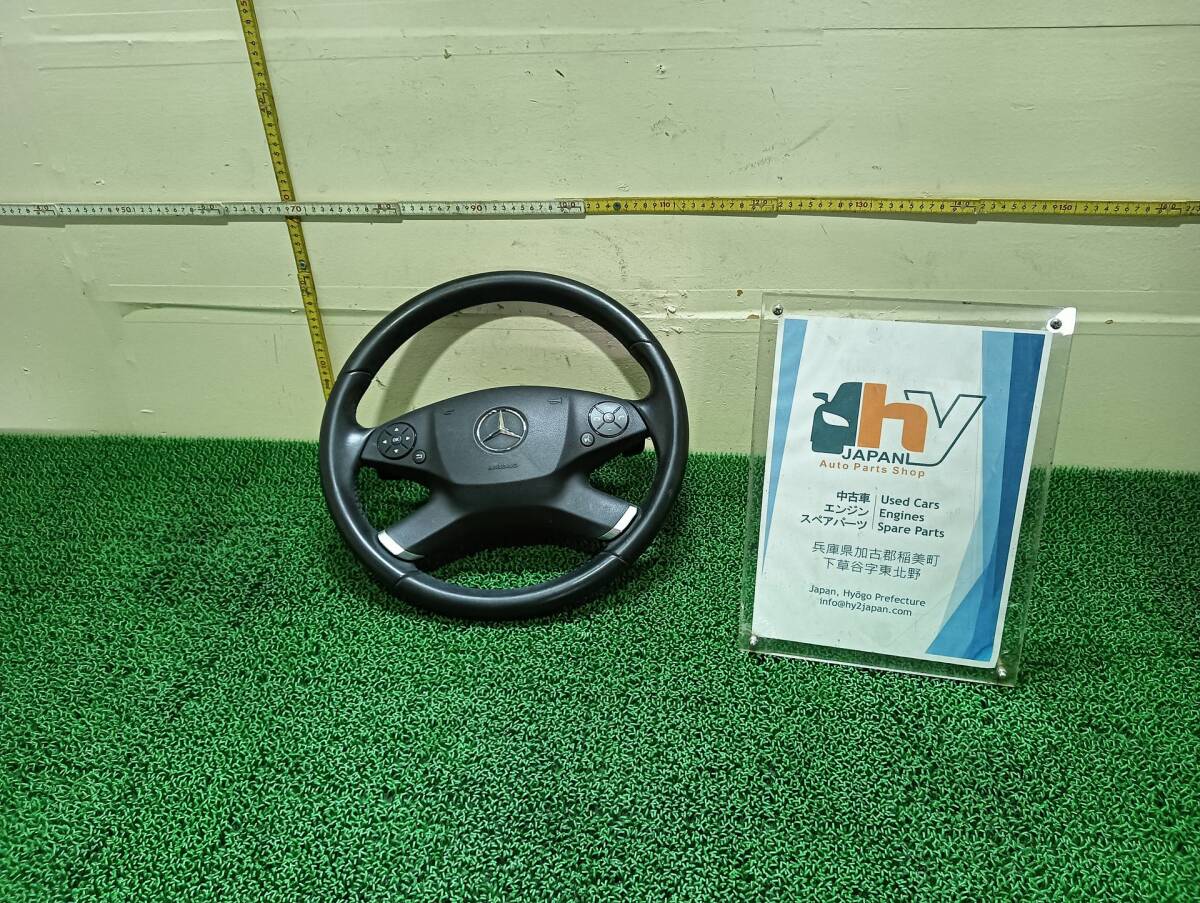 メルセデスベンツ 　ステアリングホイール　ハンドル　エアバッグ無し　E350　LDA-212024C　212024C　2011　＃hyj　NSP244109