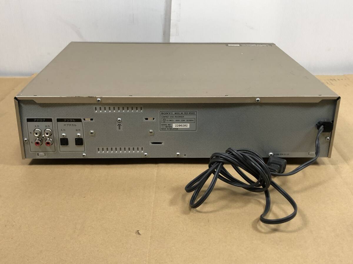 SONY Sony compact диск магнитофон CD магнитофон RCD-W500C