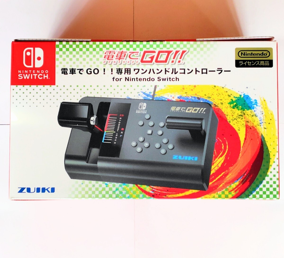 【新品未使用】 電車でGO!! 専用ワンハンドルコントローラー for Nintendo Switch 任天堂 スイッチ ZUIKI
