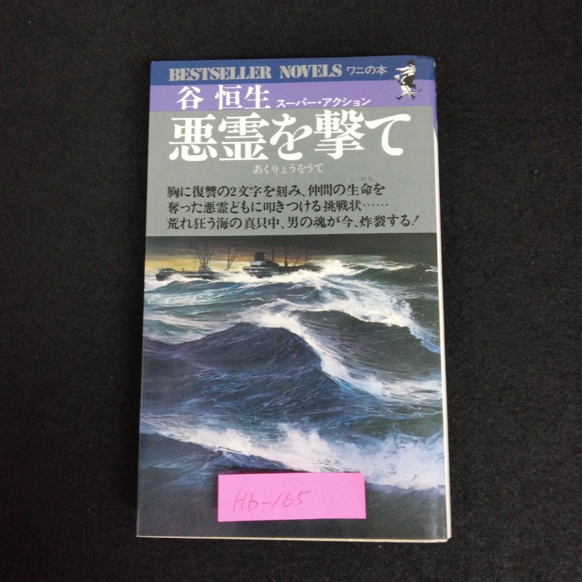 Hb-165/悪霊を撃て 著者/谷恒生 昭和53年12月5日初版発行 スーパーアクション 陰画への招待 追跡の開始/L6/70108