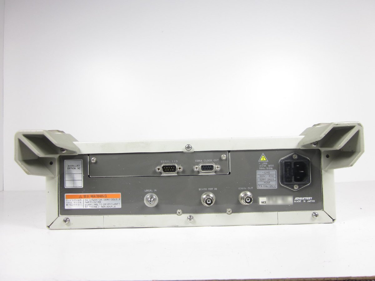 中古】CDMAテストソースユニット R3561L アドバンテスト 中古】CDMAテストソースユニット R3561L アドバンテスト