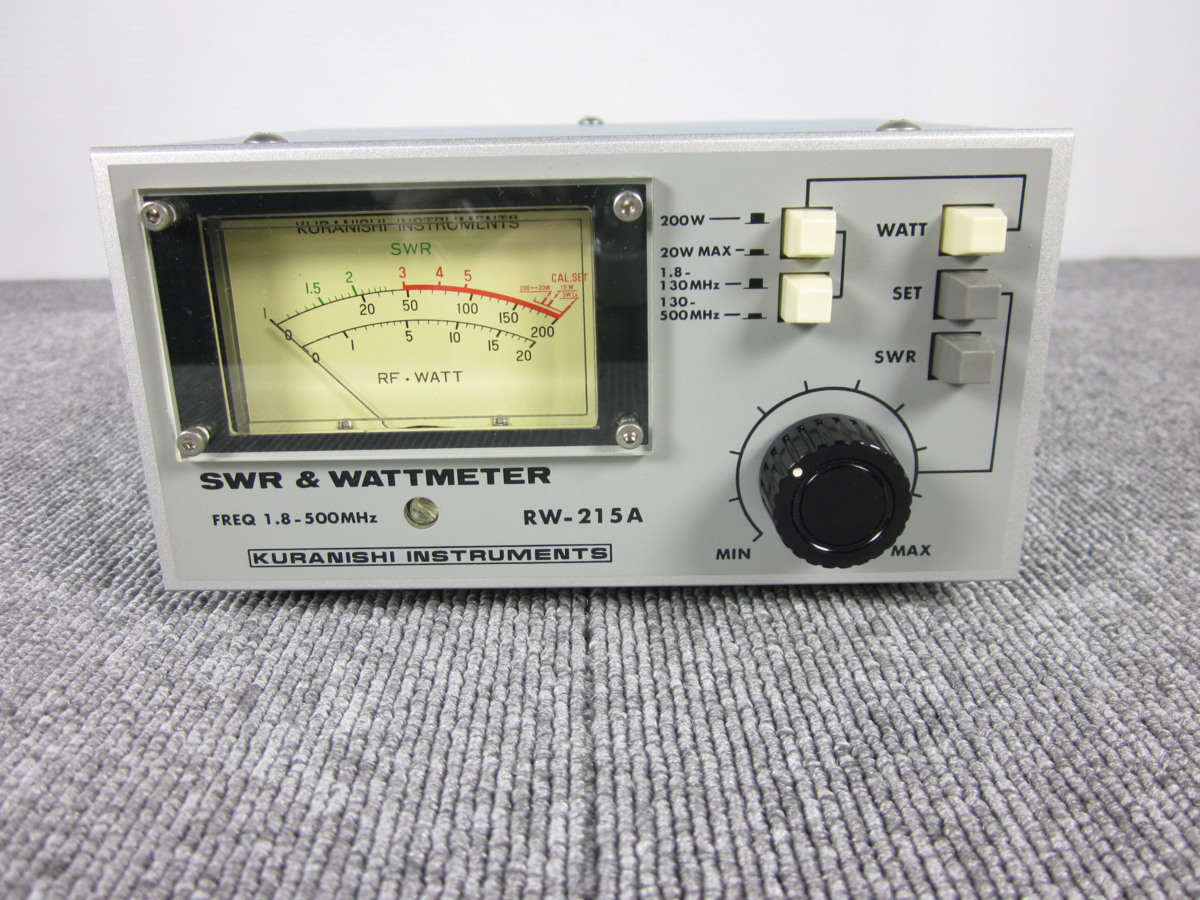 中古】SWR パワー計 RW-215A クラニシ KURANISHI 3z1297 ☆送料 中古】SWR パワー計 RW-215A クラニシ KURANISHI 3z1297 ☆送料