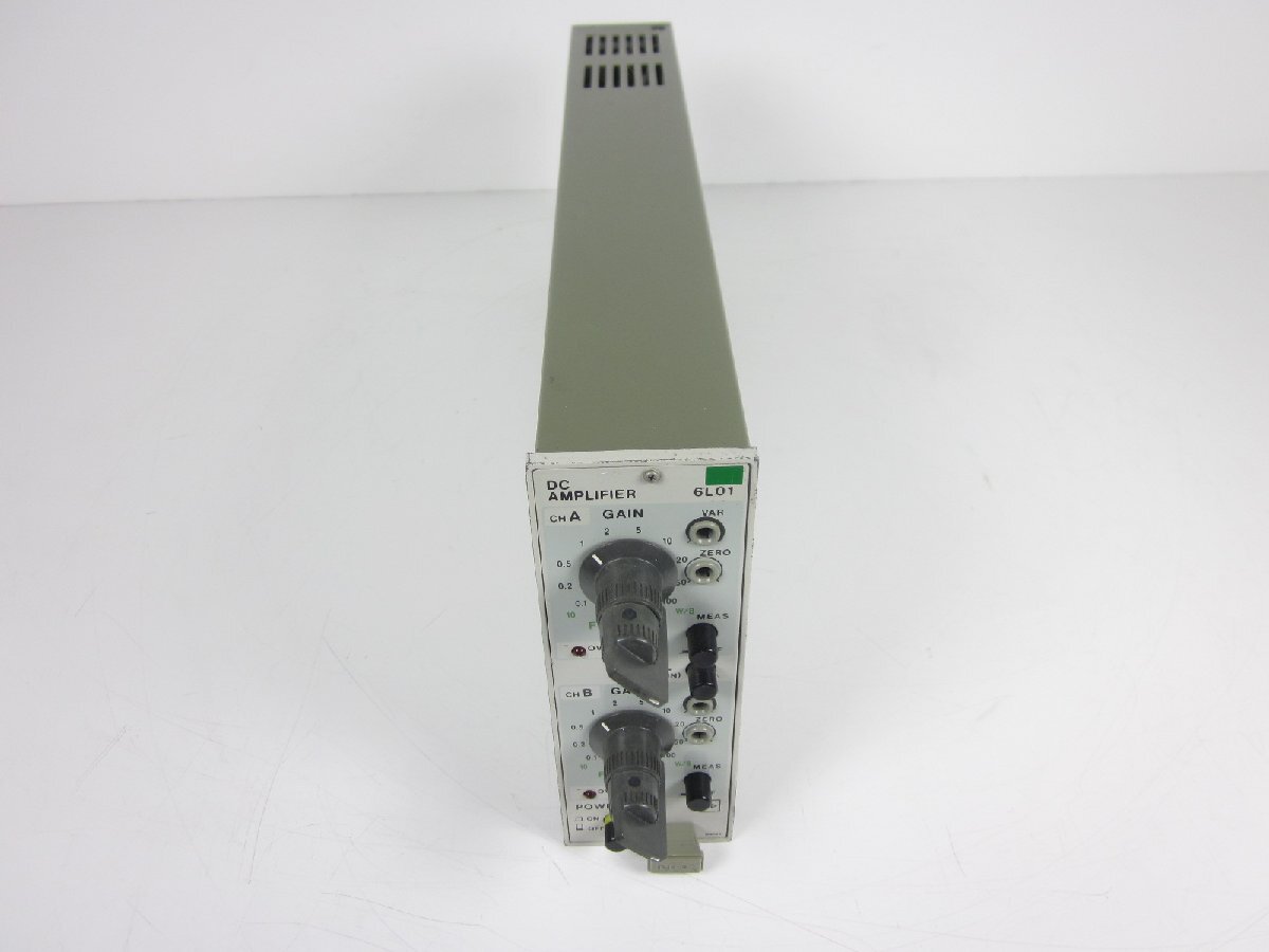 DCアンプ 直流増幅器 6L01 NEC三栄 2ch 【利得】0.1/0.2/0.5/1/2 DCアンプ 直流増幅器 6L01 NEC三栄 2ch 【利得】0.1/0.2/0.5/1/2